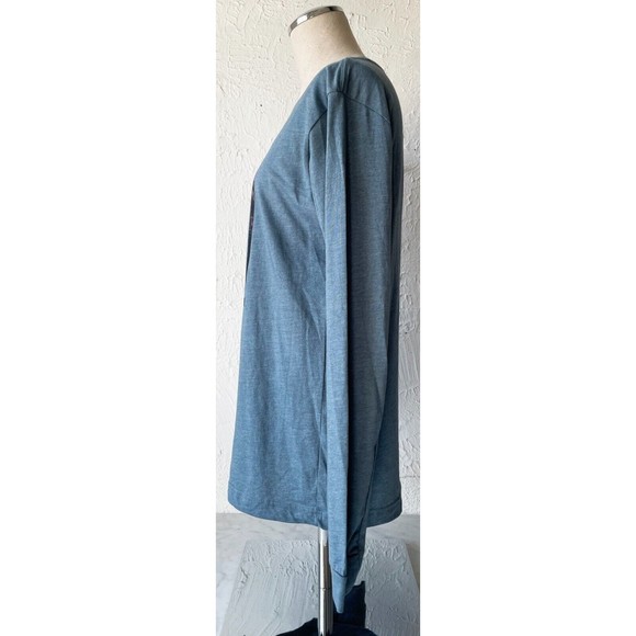 BVCO Bueno Vista Colorado Blue Long Sleeve Round Neck Souled Out T-Shirt-Size M - Picture 5 of 12